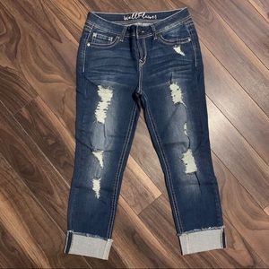 Distressed Denim jeans - Wallflower / Eclipse